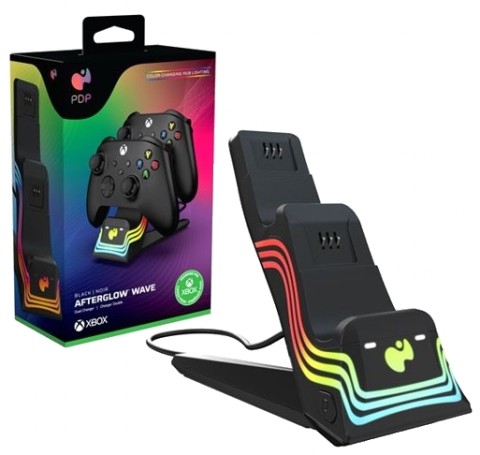 Pdp double chargeur afterglow wave black xb