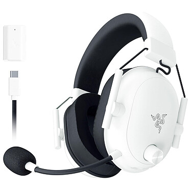 Razer blackshark v2 hyperspeed (blanc)