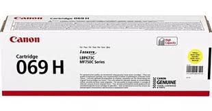 Toner canon 069h yellow (high capacity) pour mf754cdw