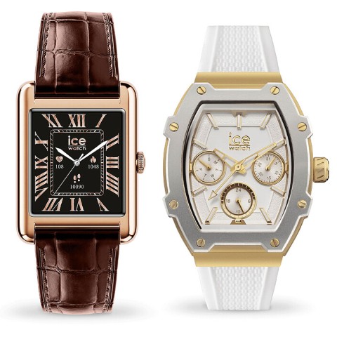 Ice watch ice smart tks 2.0 (or rose / marron) + ice boliday blanc/or offerte !